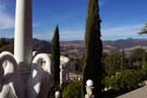 scenic view from hearst castle in california